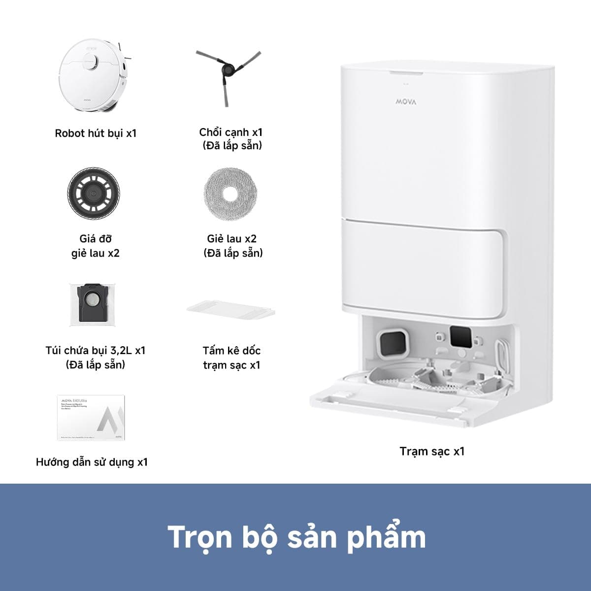 Robot hút bụi MOVA E40 Ultra - ảnh 8