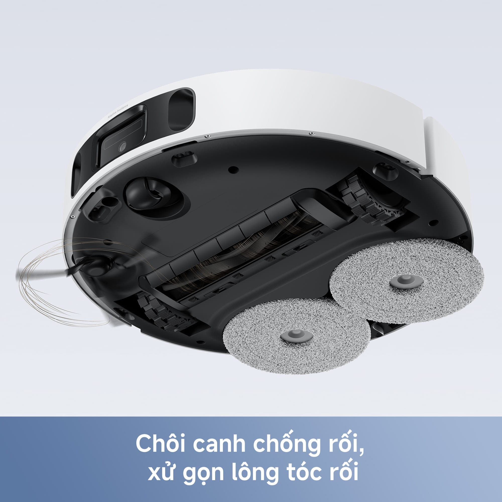 Chổi cạnh chống rối xử lý lông tóc rối MOVA E40 Ultra