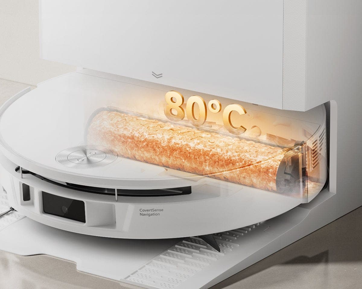 Tự giặt roller nước nóng 80°C MOVA S70 Roller