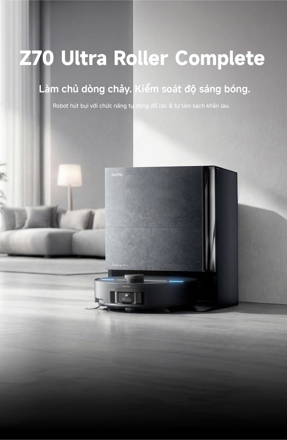 MOVA Z70 Ultra Roller góc nhìn tổng thể