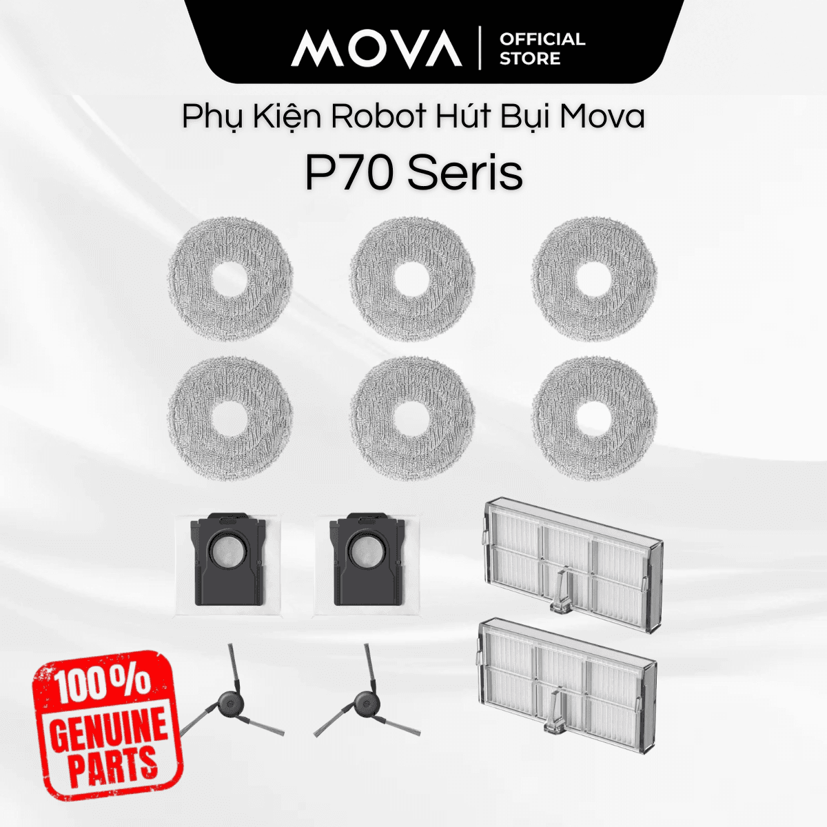 Bộ phụ kiện MOVA P70 Pro Ultra / P50 Pro Ultra / P50 Ultra