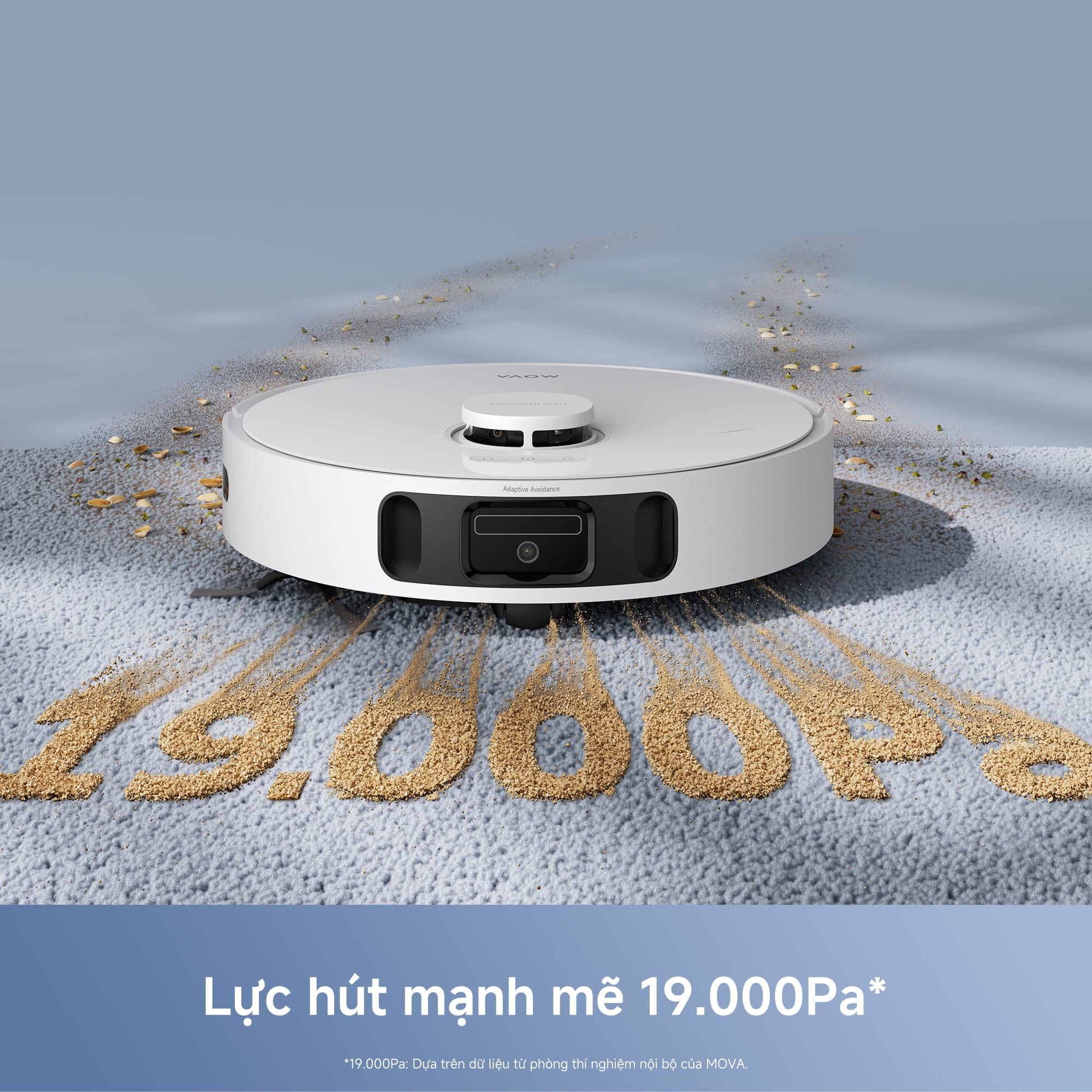 MOVA E40 Ultra lực hút 19000Pa cho sàn nhà thông thường và pet rụng lông