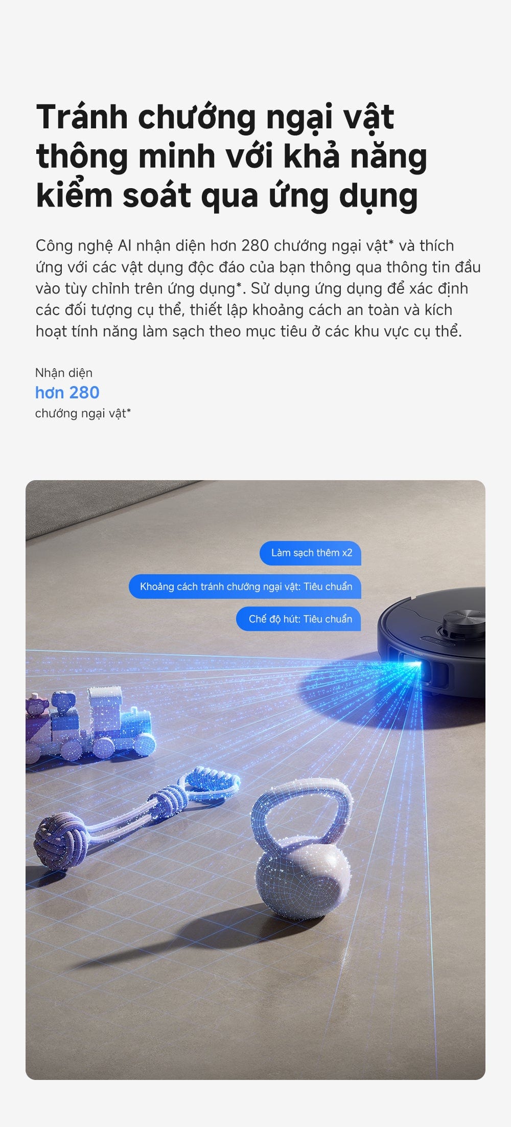 MOVA P70 Pro Ultra MaxiReach xòe giẻ và chổi cạnh sát mép tường
